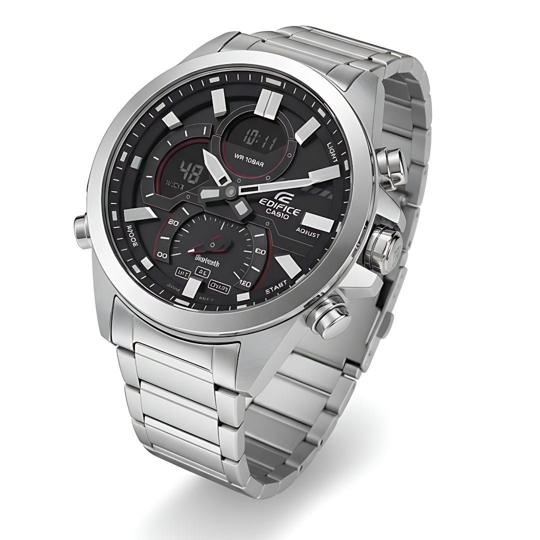 Exclusive 81 Two Tone Silver Gents Analog Watch