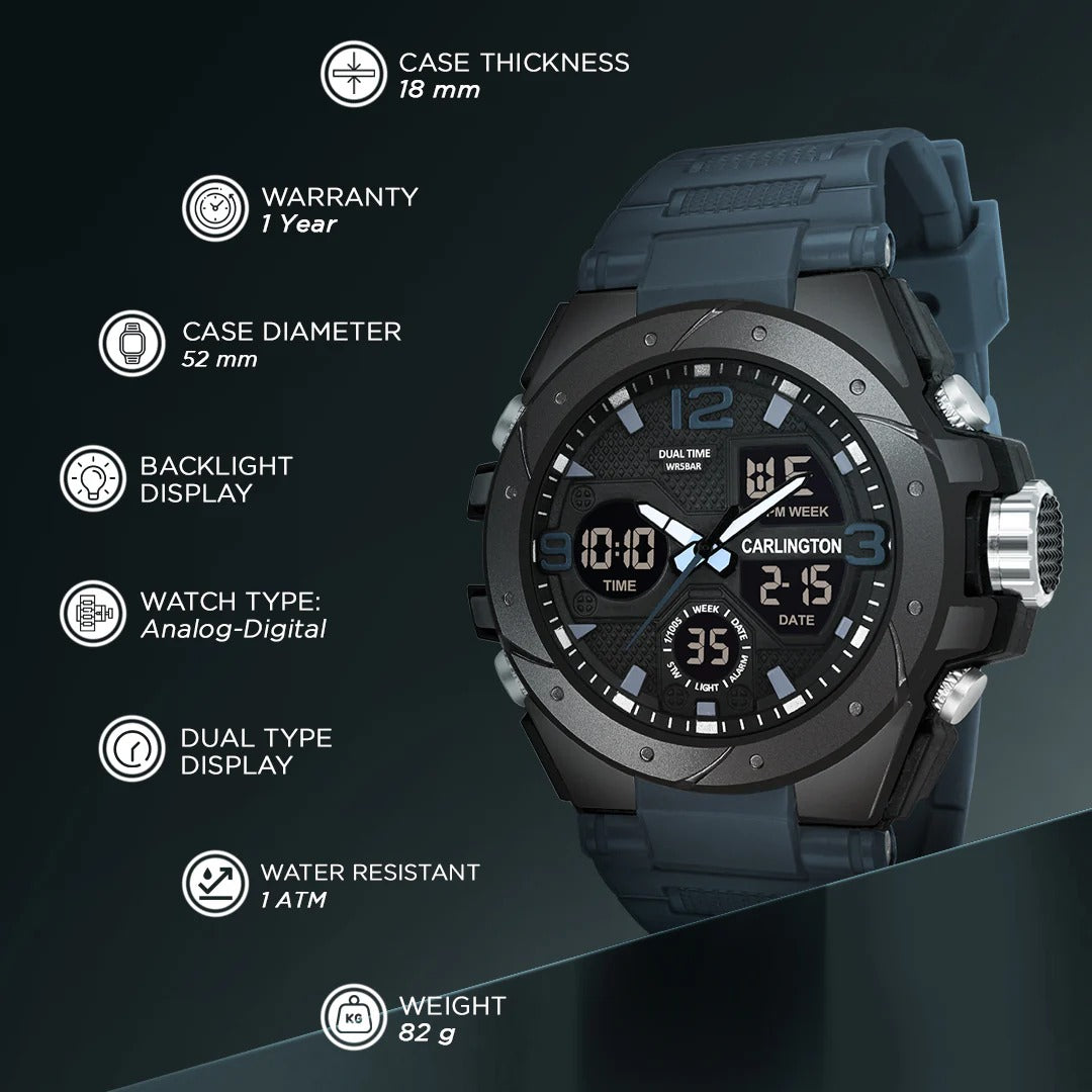 Ase-Digital Analog Watch - 9105