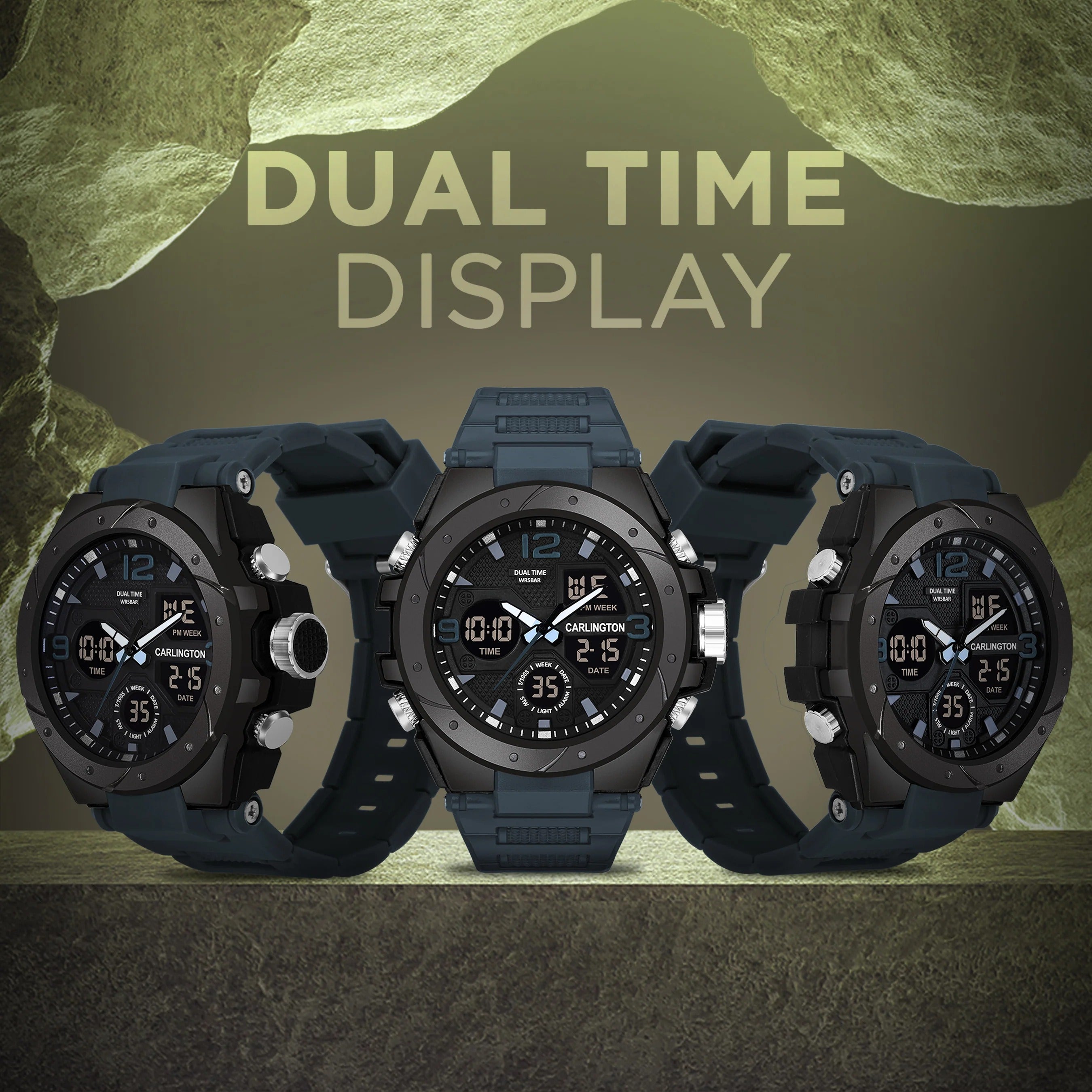 Ase-Digital Analog Watch - 9105