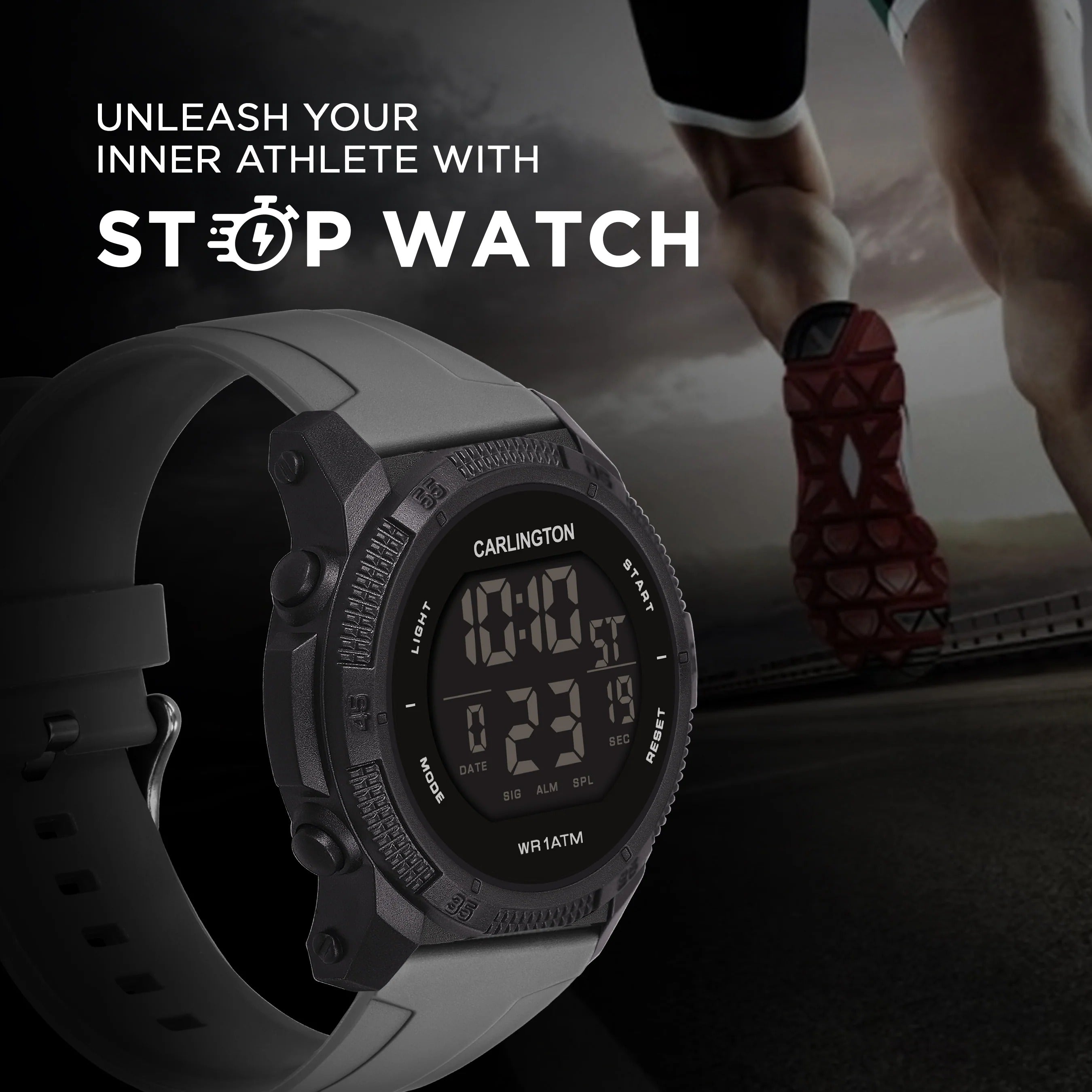 07 Steel Analog Digital Sports Watch AS2