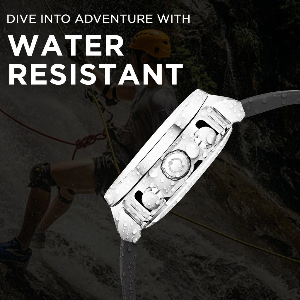 07 Steel Analog Digital Sports Watch AS4